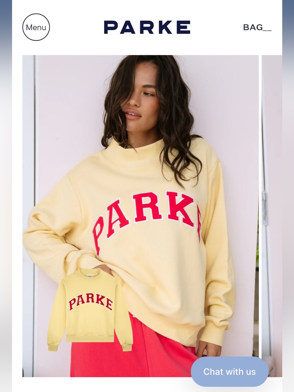 Parke Varsity Mockneck - Summerland - Lemonade - L/XL